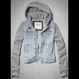 Jean vest hoodie